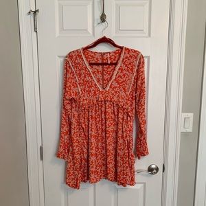 Free People Like You Best Ruffles Peasant Dress